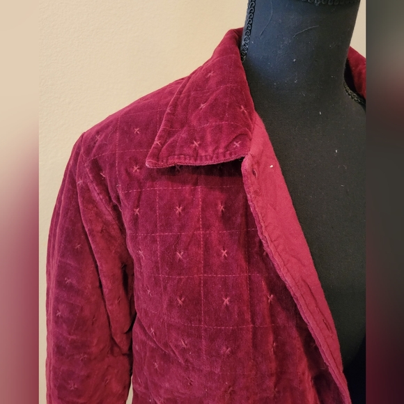 VELVET QUILTED JACKET - Picture 3 of 6